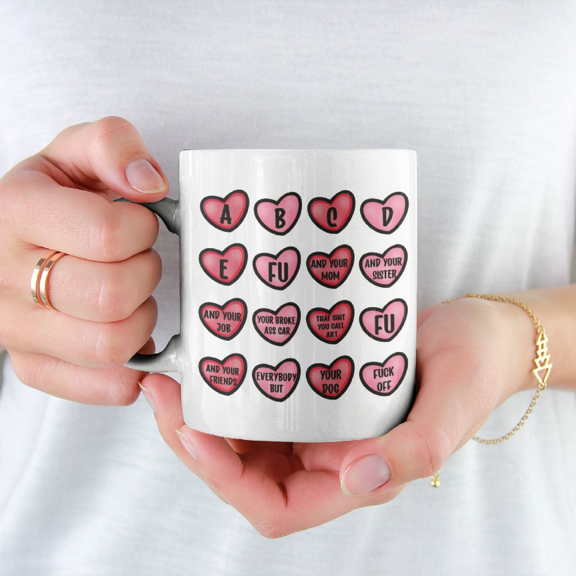 Abcdefu Lyric Valentines Day Gift Mug