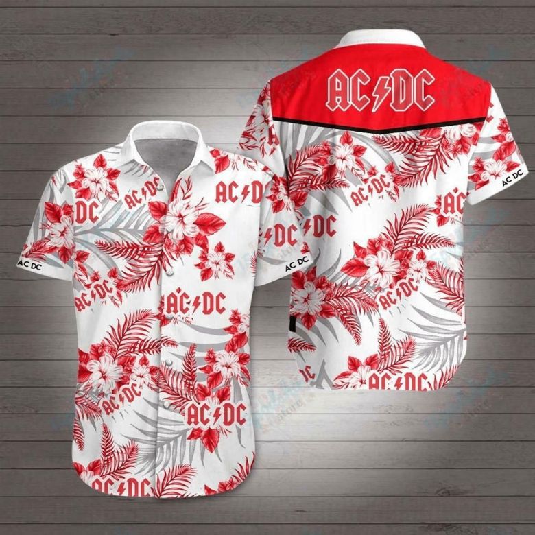 Acdc Rock Band Hawaiian Shirt