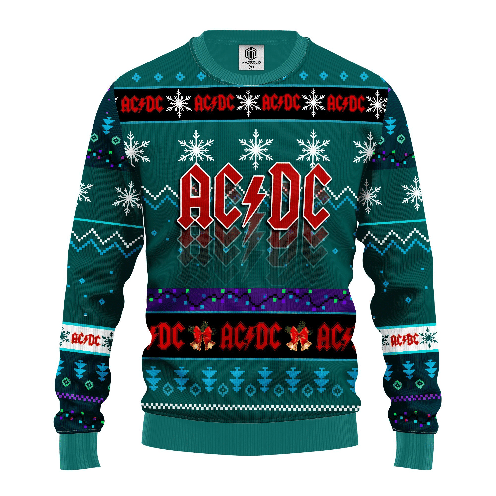 AC/DC Rock Band 2 Ugly Sweater Gifts- Best Christmas Gifts 2023