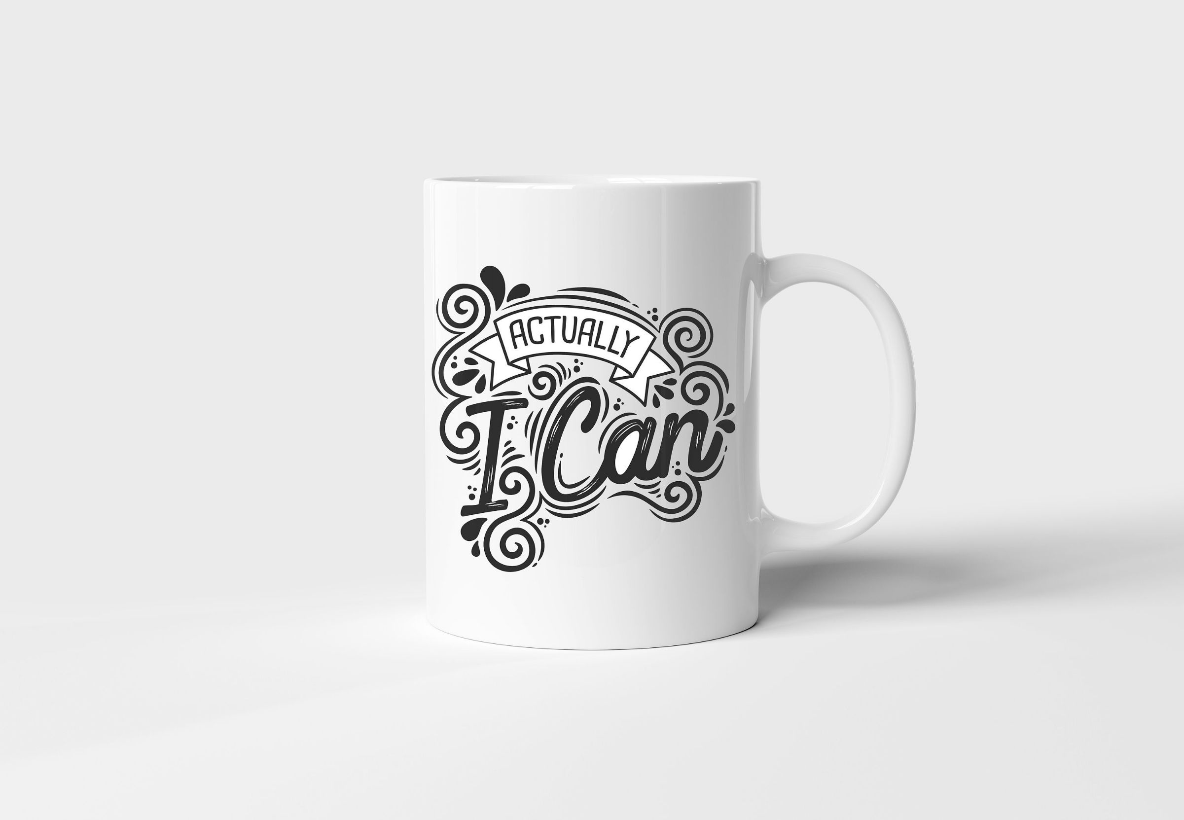 Actually I Can Motivational Inspirational Mug