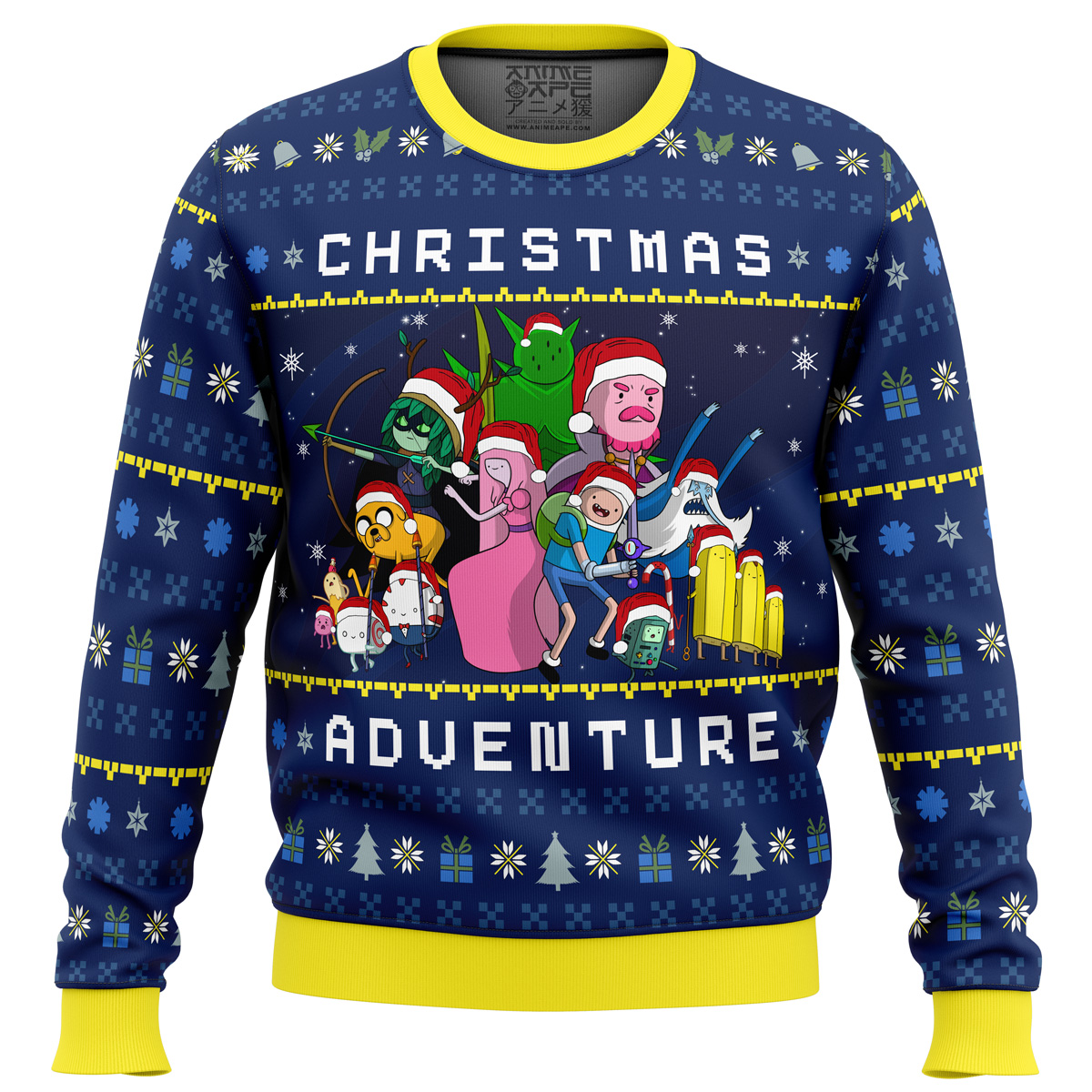 Adventure Time Christmas Quest Ugly Christmas Sweater- Best Christmas Gifts 2023