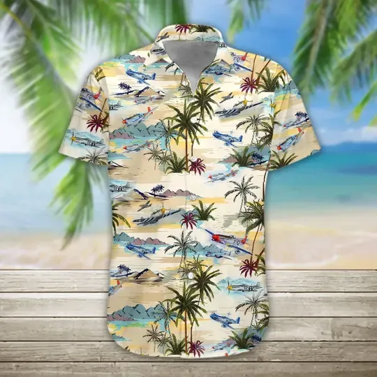 Aircraft Hawaiian Shirt