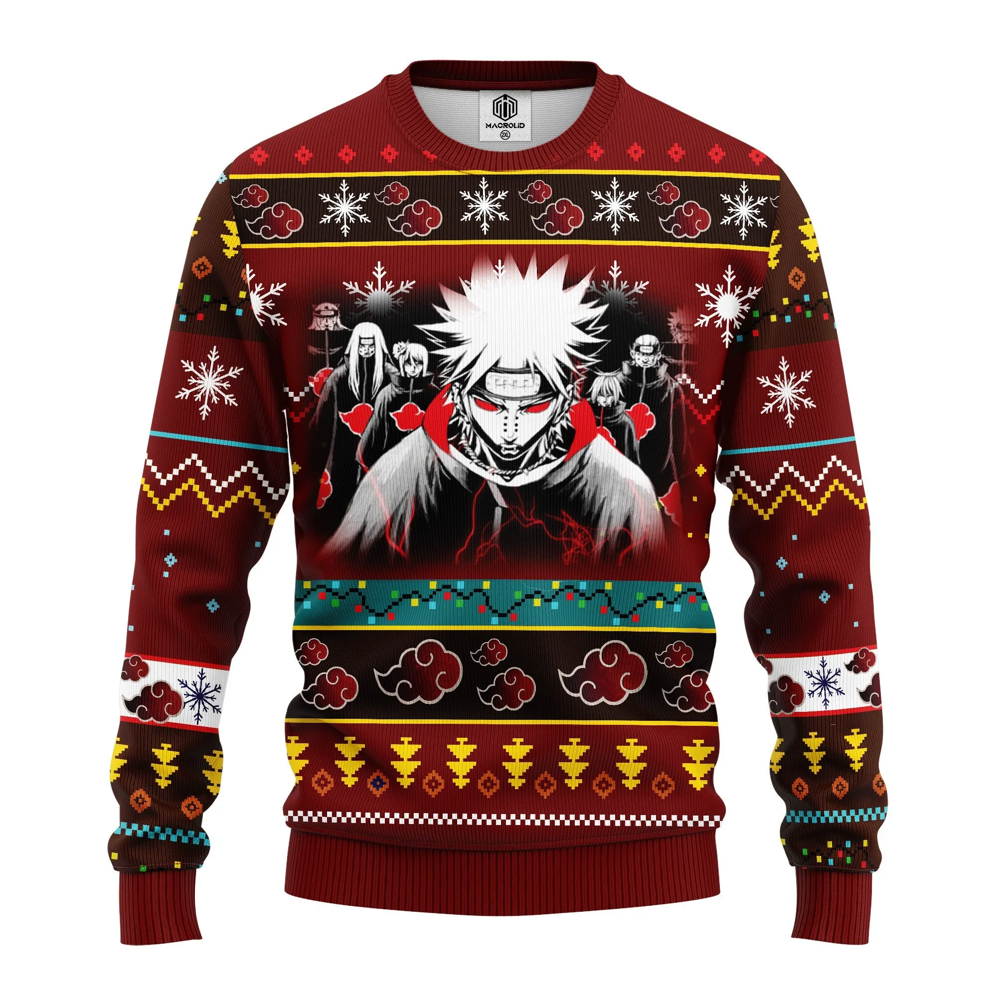 Akatsuki Members Naruto Anime Ugly Christmas Sweater 351- Best Christmas Gifts 2023