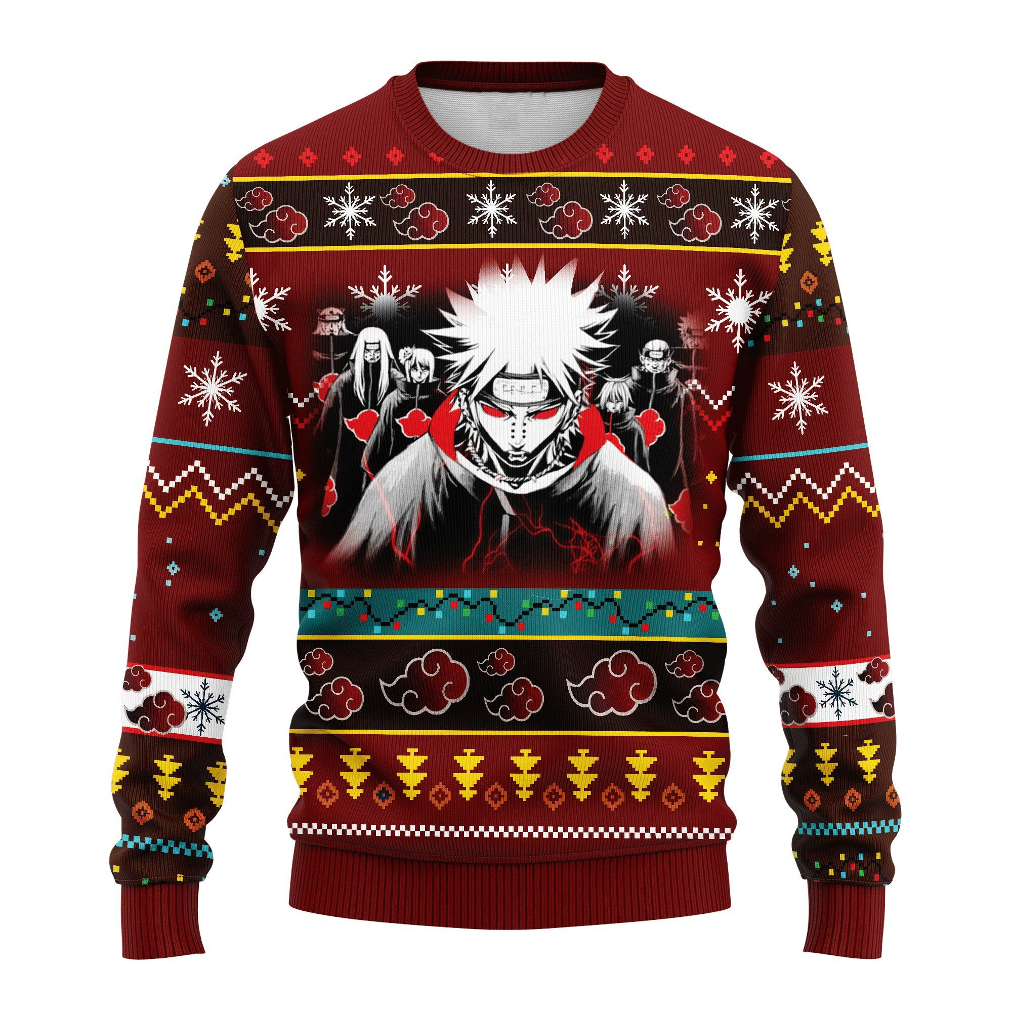 Akatsuki Naruto Anime 10 Ugly Sweater- Best Christmas Gifts 2023