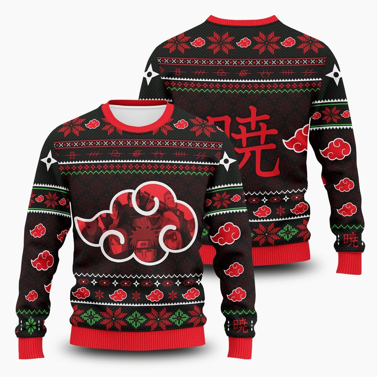 Akatsuki Naruto Anime 8 Ugly Sweater Gifts- Best Christmas Gifts 2023