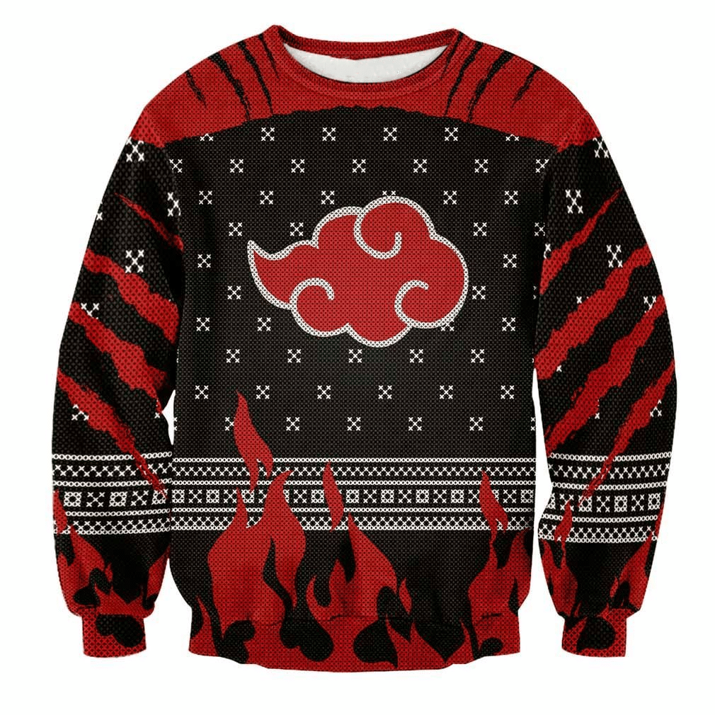 Akatsuki Naruto Anime 9 Ugly Sweater Gifts- Best Christmas Gifts 2023