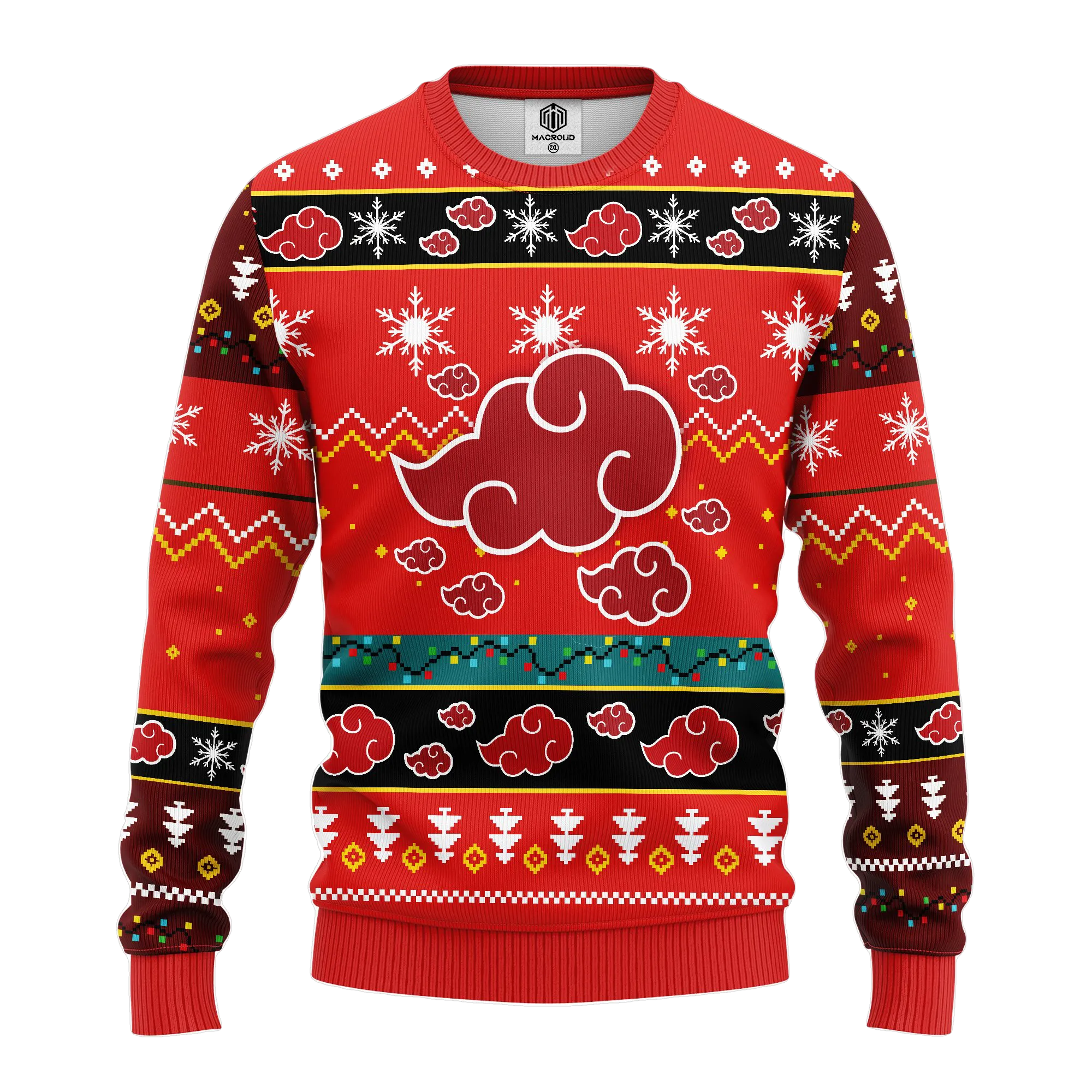 Akatsuki Naruto Anime Ugly Christmas Sweater 350- Best Christmas Gifts 2023