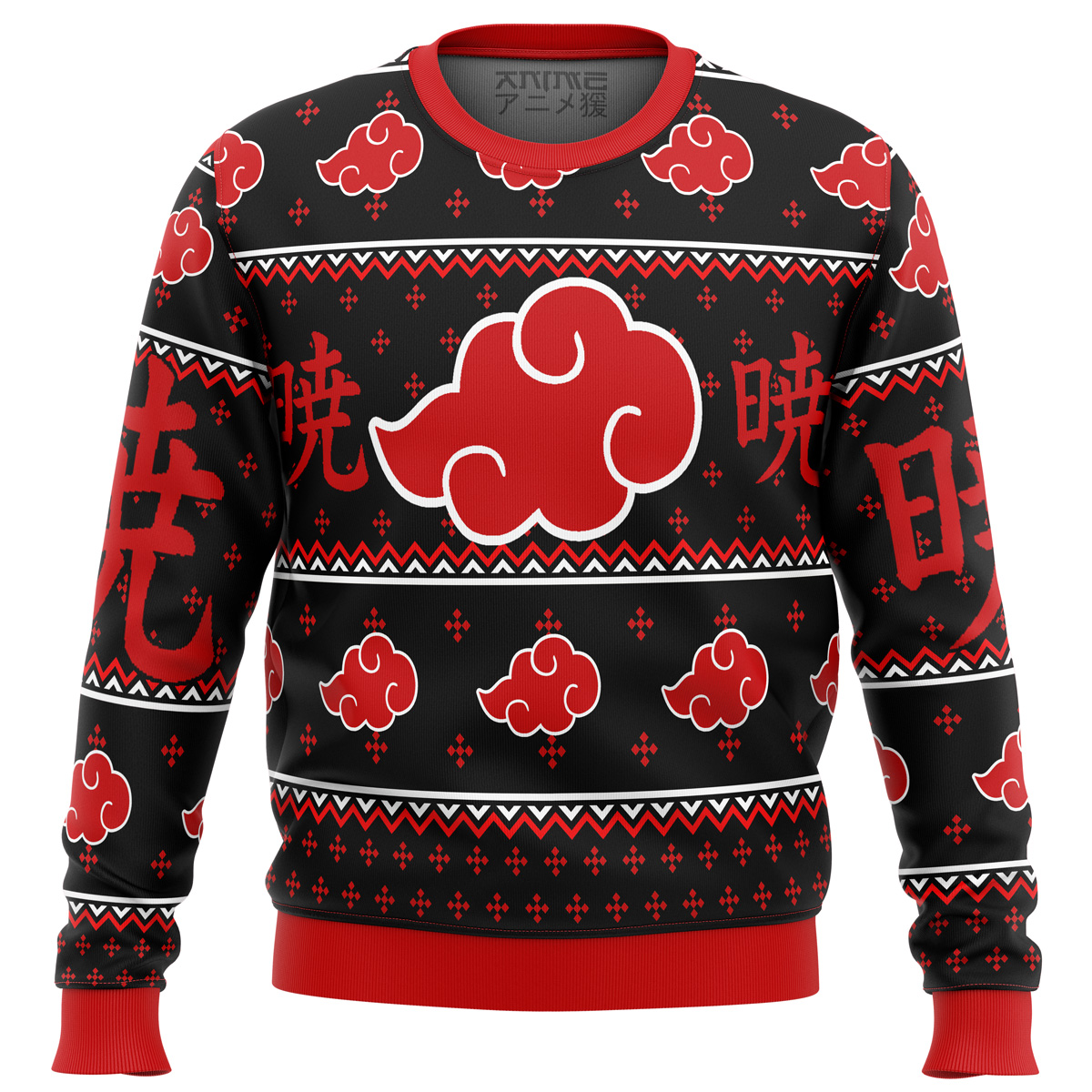 Akatsuki Naruto Ugly Christmas Sweater- Best Christmas Gifts 2023