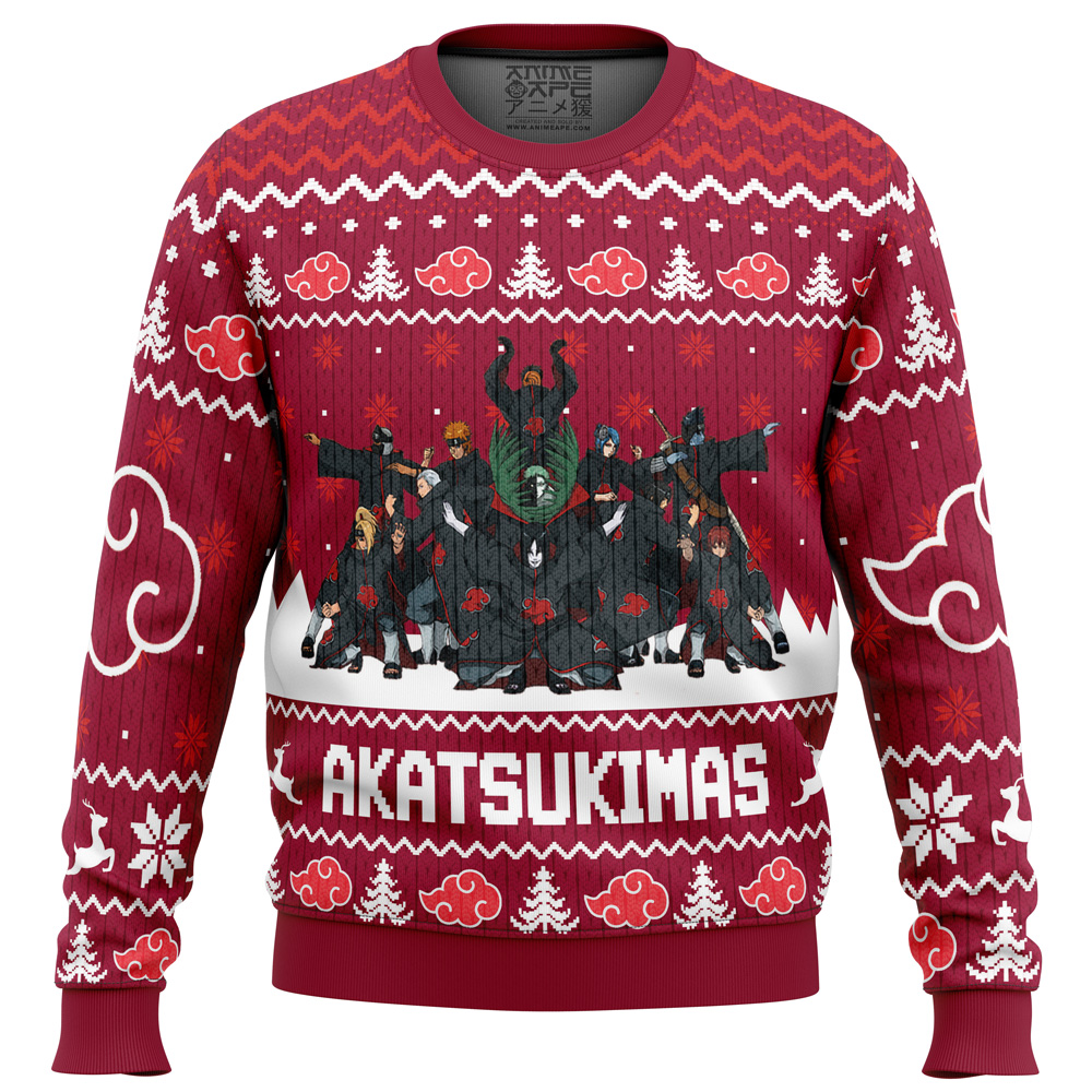 Akatsukimas Akatsuki Christmas Sweater- Best Christmas Gifts 2023