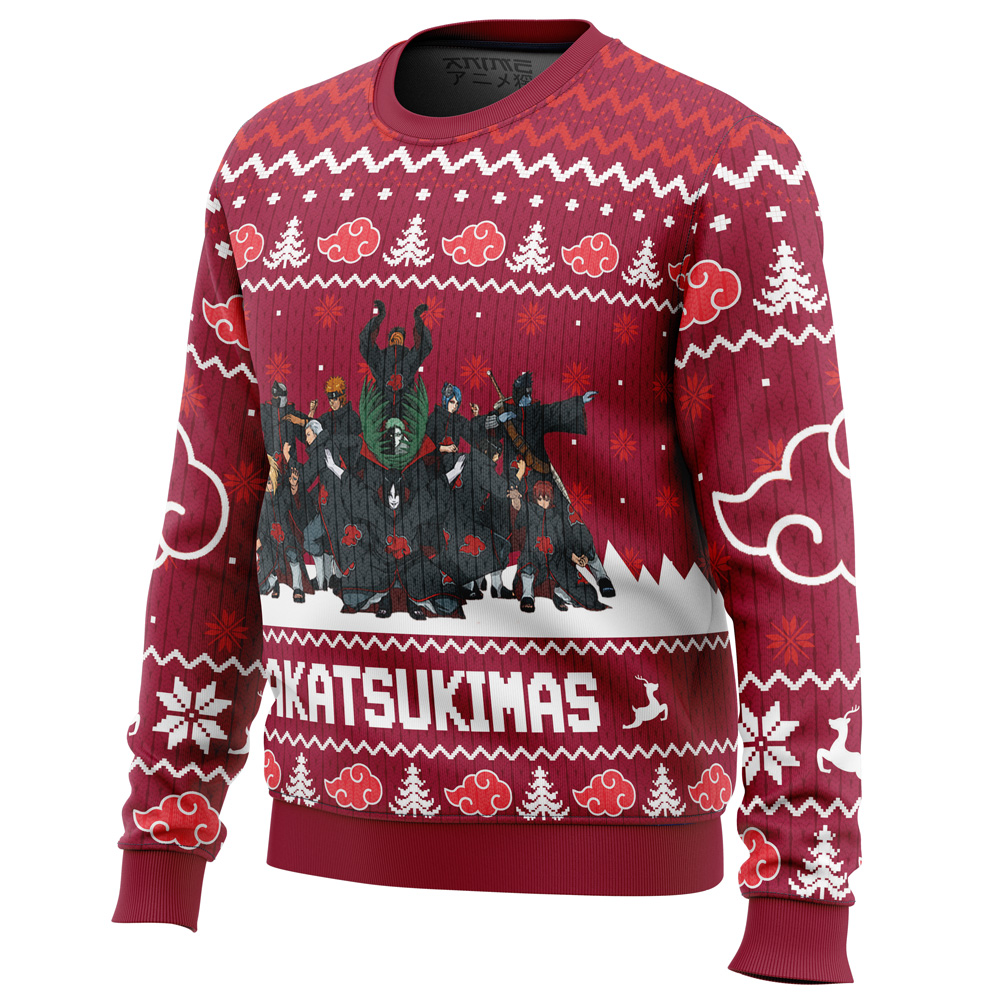 Akatsukimas Akatsuki Christmas Sweater- Best Christmas Gifts 2023