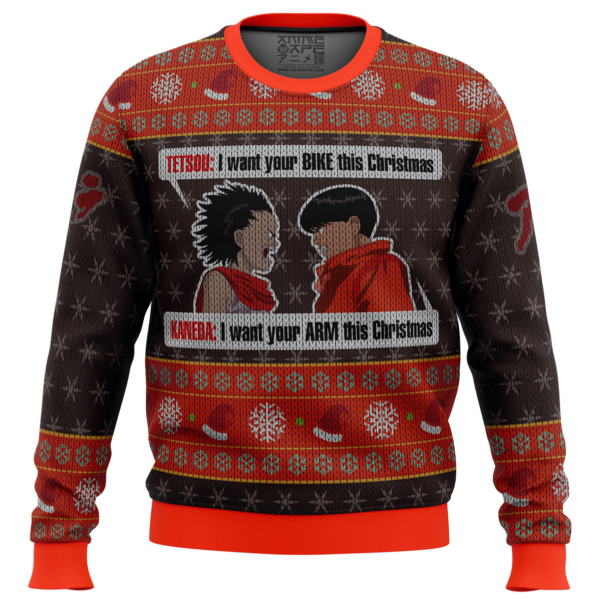 Akira Tetsou Shima and Shotaro Kaneda Ugly Christmas Sweater- Best Christmas Gifts 2023