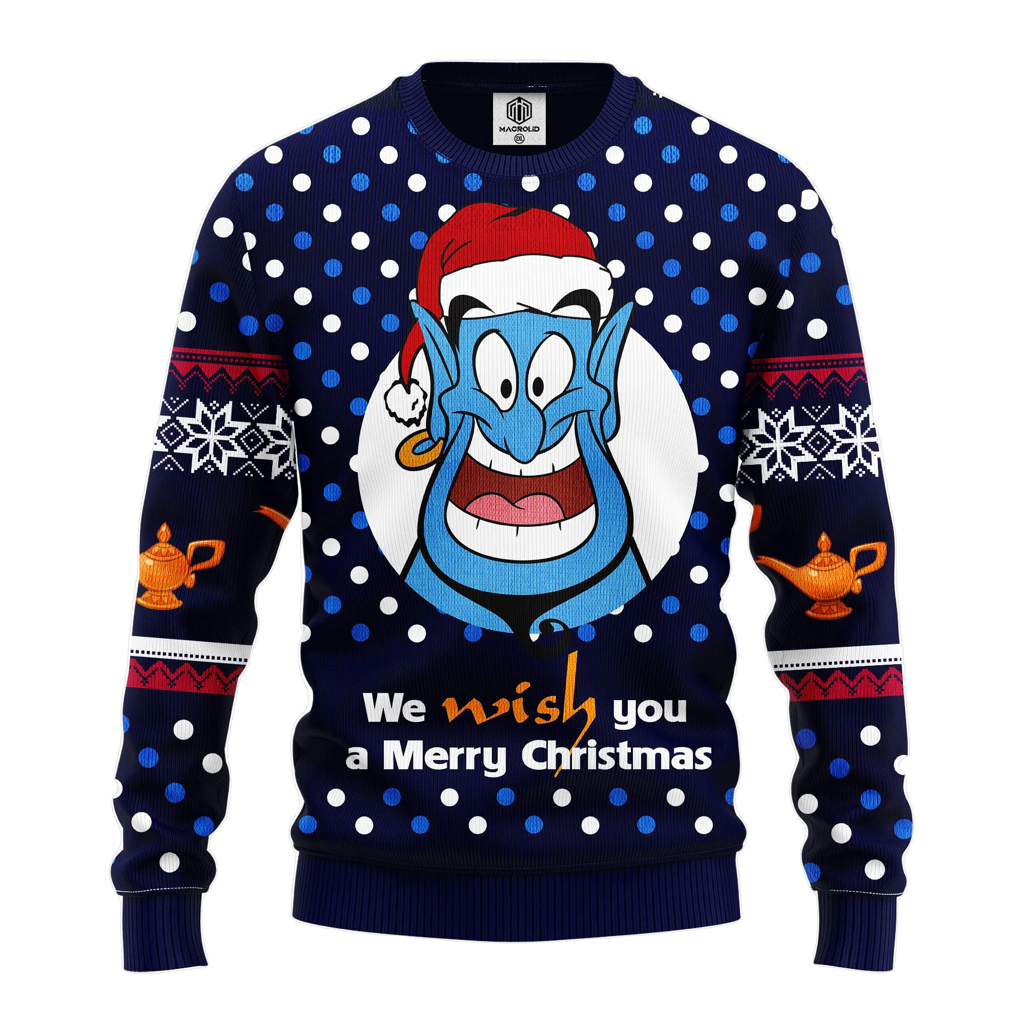 Aladdin And The Magic Lamp Ugly Christmas Sweater 352- Best Christmas Gifts 2023