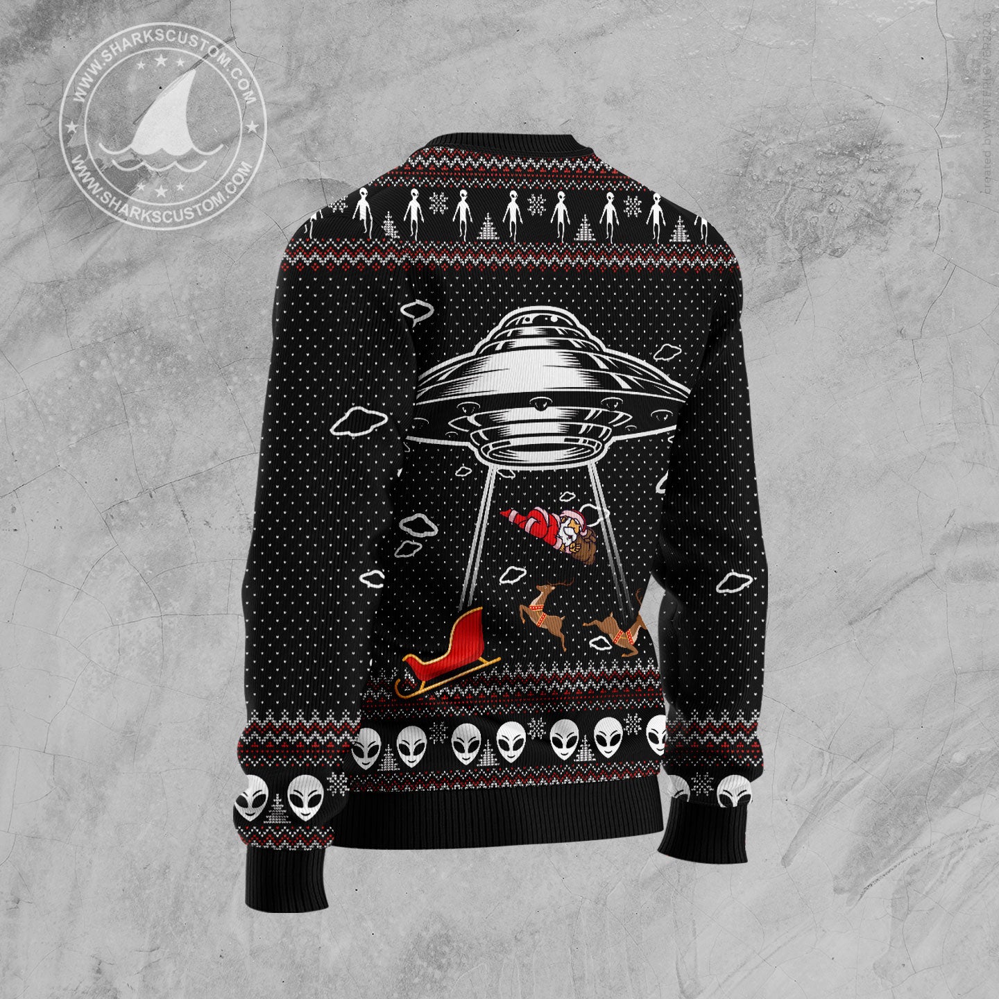 Alien Merry xmas HT100609 Ugly Christmas Sweater- Best Christmas Gifts 2023