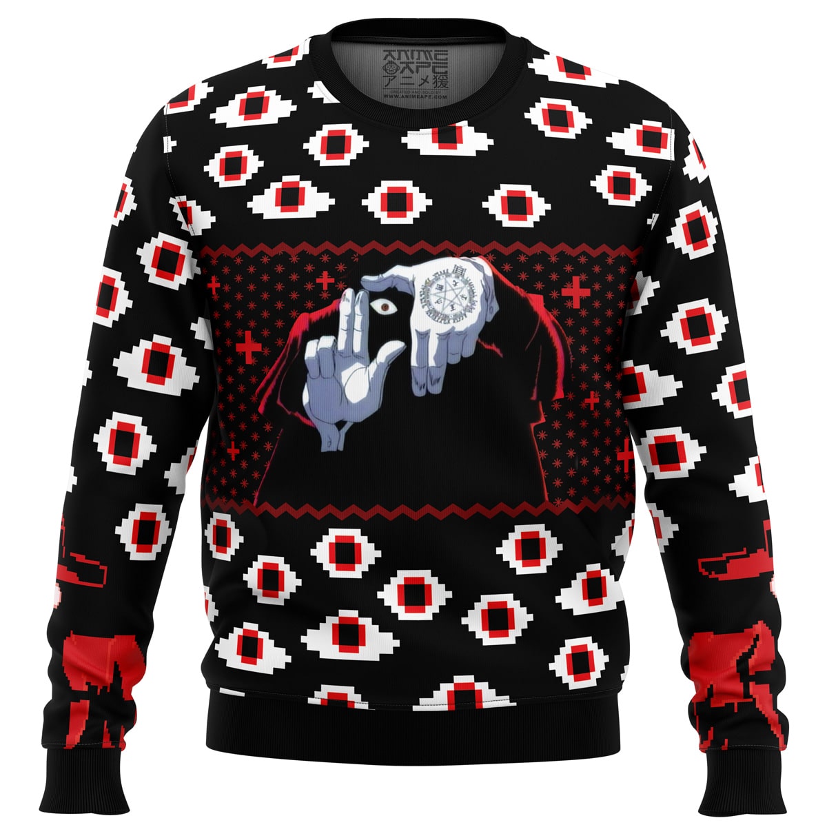 Alucard Eyes Hellsing Ugly Christmas Sweater- Best Christmas Gifts 2023