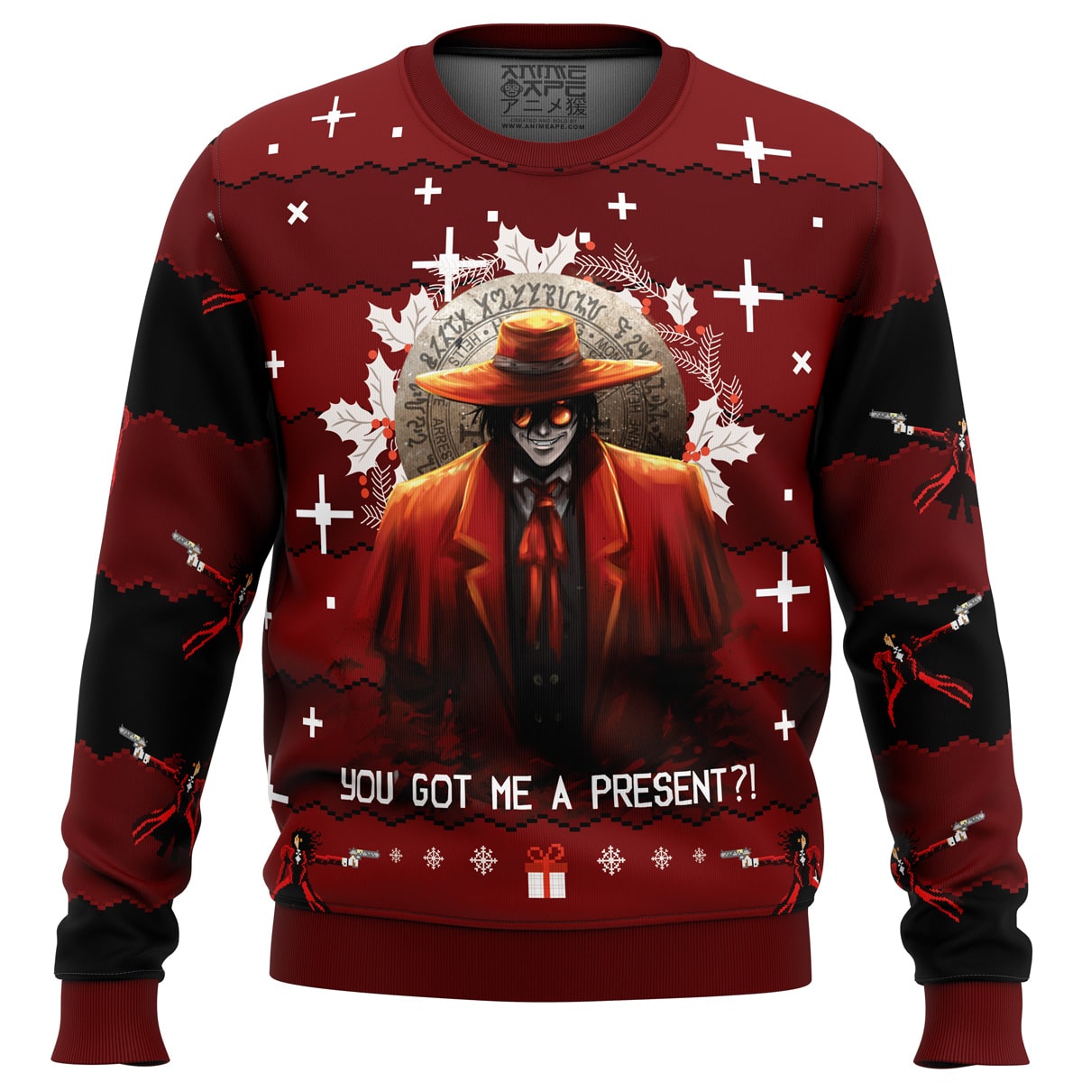 Alucard Hellsing Ugly Christmas Sweater- Best Christmas Gifts 2023