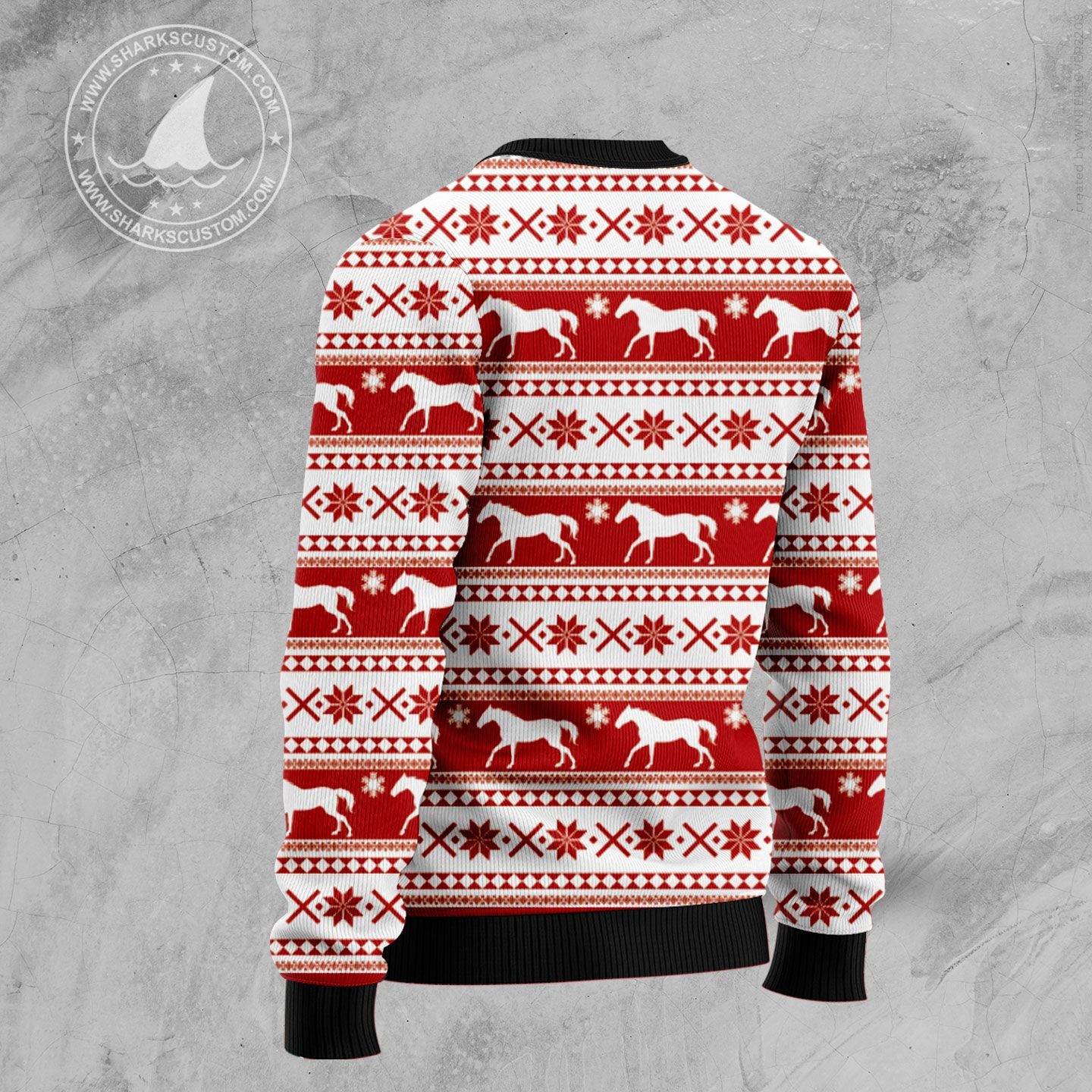 Amazing Horse HZ92410 Ugly Christmas Sweater- Best Christmas Gifts 2023