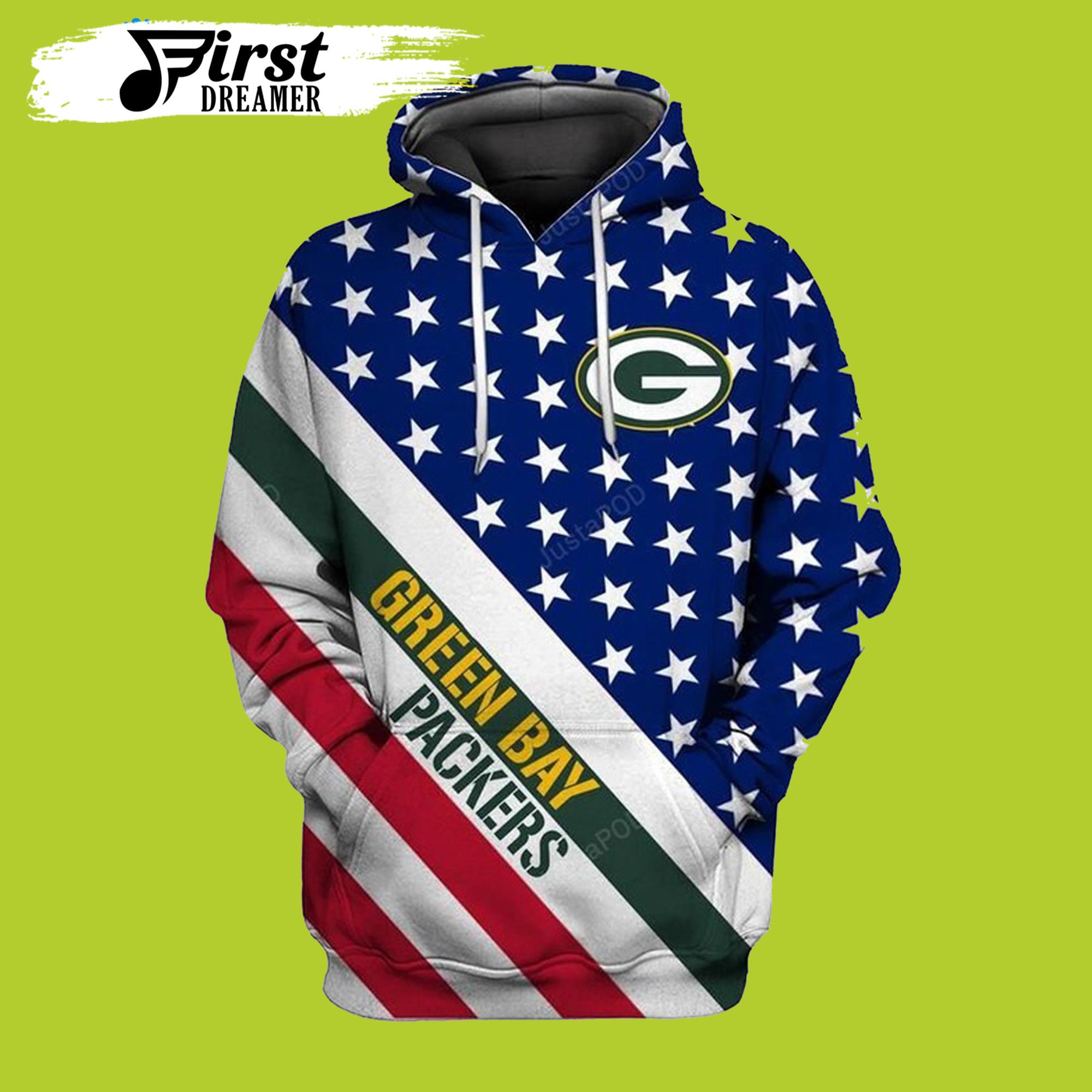 American FlagGreen Bay Packers