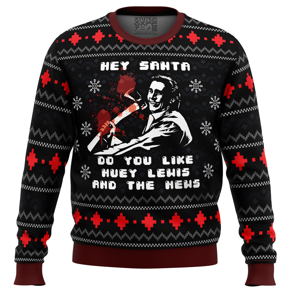 American Santa American Psycho Ugly Christmas Sweater- Best Christmas Gifts 2023