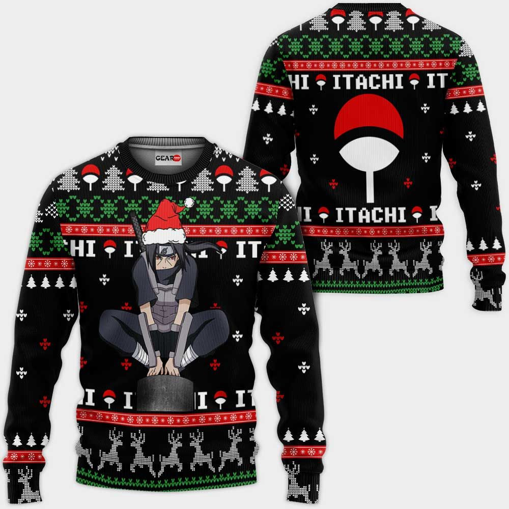 Anbu Itachi Ugly Christmas Naruto Anime Xmas 1k463 Gifts ,Naruto Anime Xmas Christmas Gift Fan- Best Christmas Gifts 2023