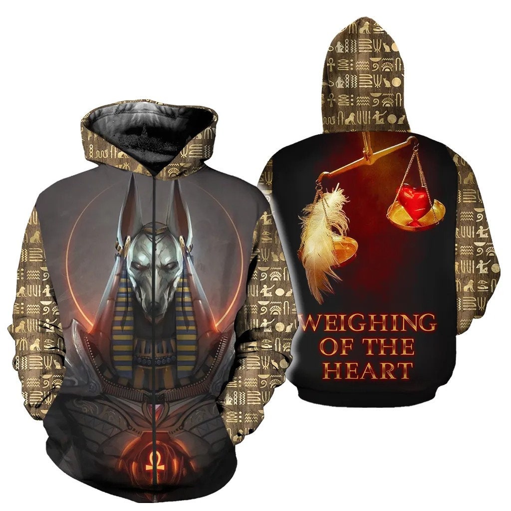 Anubis AOP Unisex Hoodie