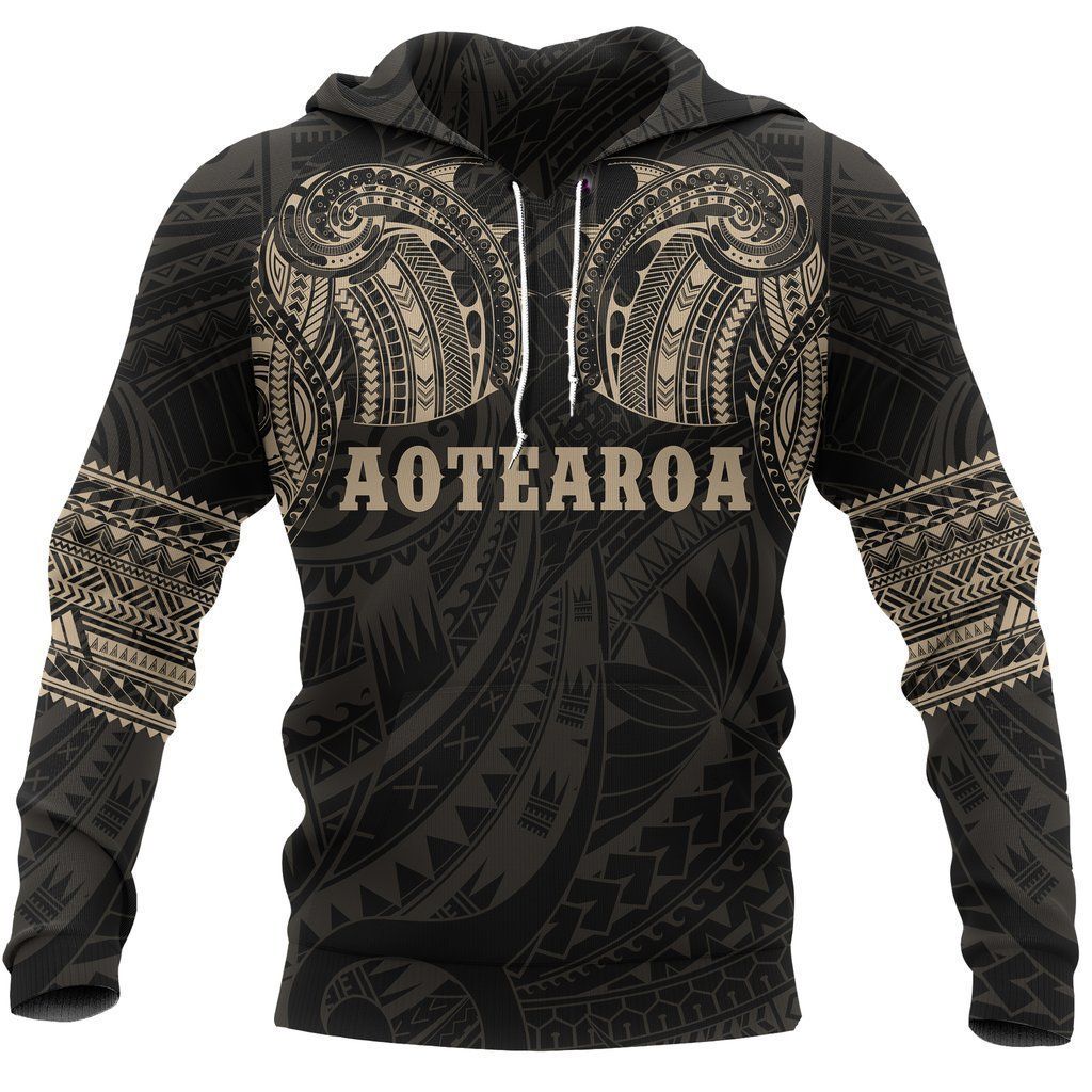 Aotearoa Maori Tattoo 3D Hoodie