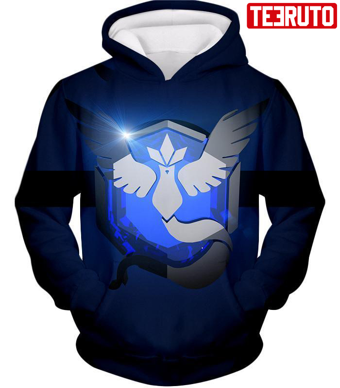 Articuno Mystic Legendary Pokemon Logo Black  Hoodie