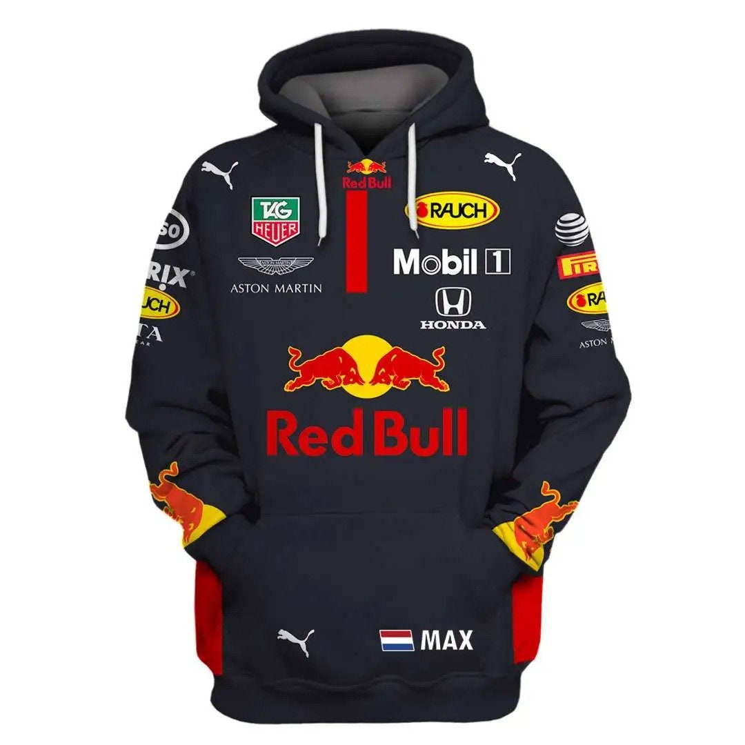 Aston Martin Red Bull Racing 3D Red Bull Max Team Sportcar F1 Team AOP Unisex Hoodie Aston Martin Red Bull Racing 3D Red Bull Max Team Sportcar F1 Team AOP Unisex Hoodie