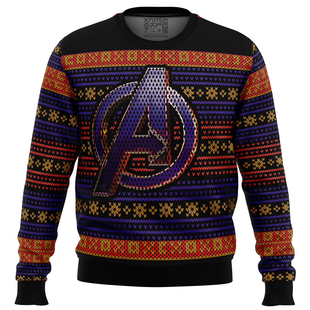 Avengers Logo Ugly Christmas Sweater- Best Christmas Gifts 2023