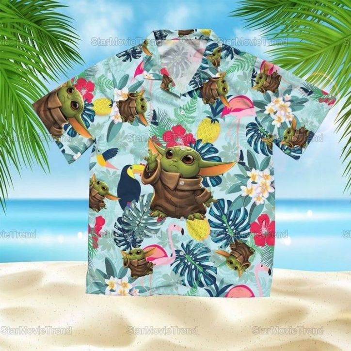 Baby Yoda Movies Star Wars Hawaiian Shirt