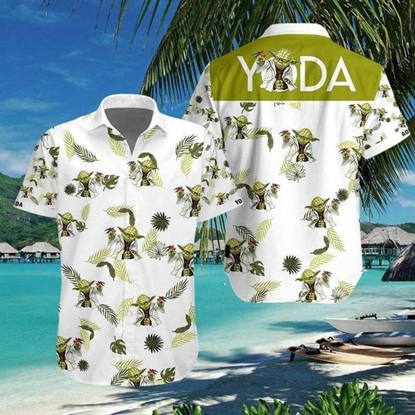 Baby Yoda Tropical Hawaiian Shirt