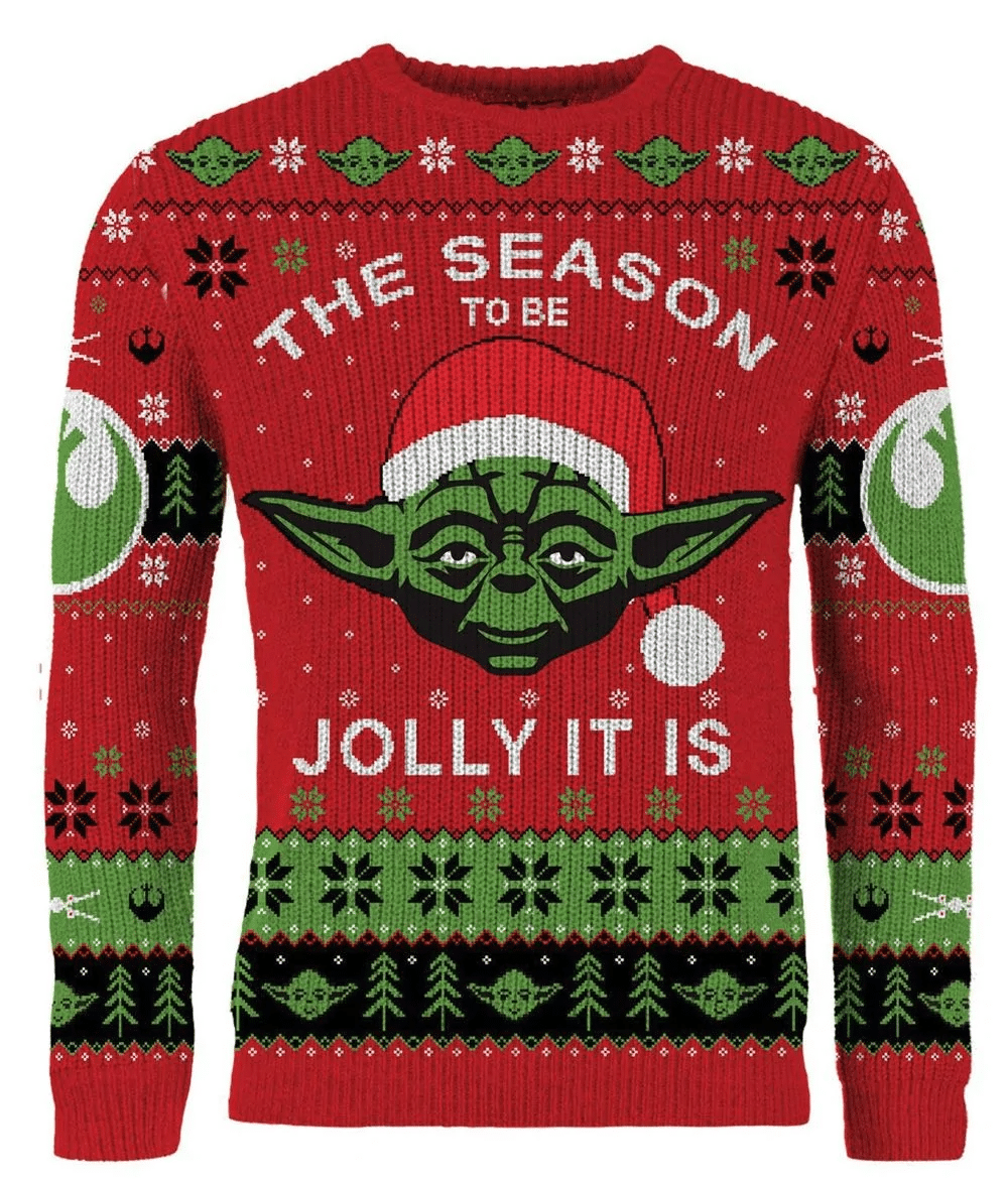 Baby Yoda The Season To Be Jolly It Is Christmas Ugly Sweater- Best Christmas Gifts 2023