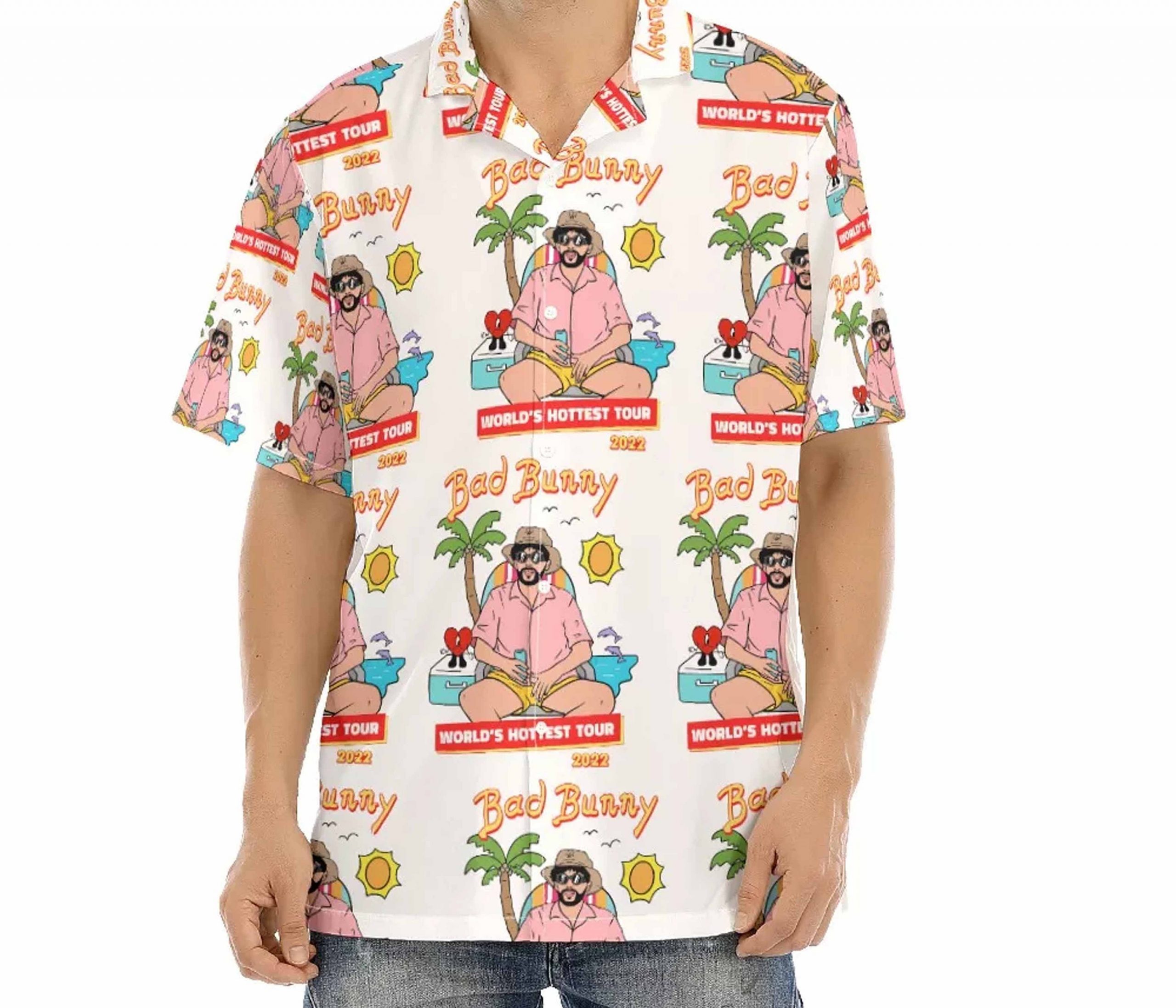 Bad Bunny World’s Hottest Tour 2022 Hawaiian Shirt