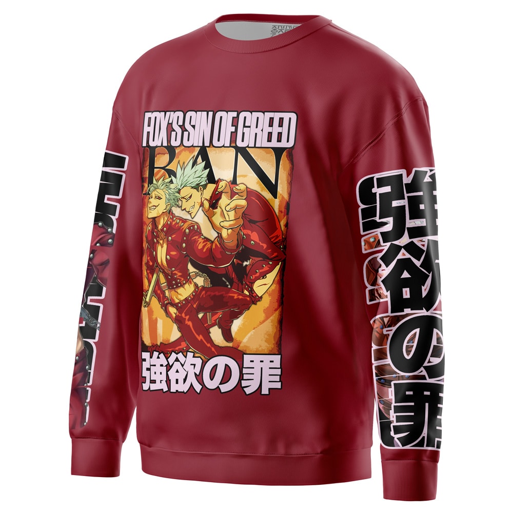 Ban Seven Deadly Sins Streetwear Sweatshirt