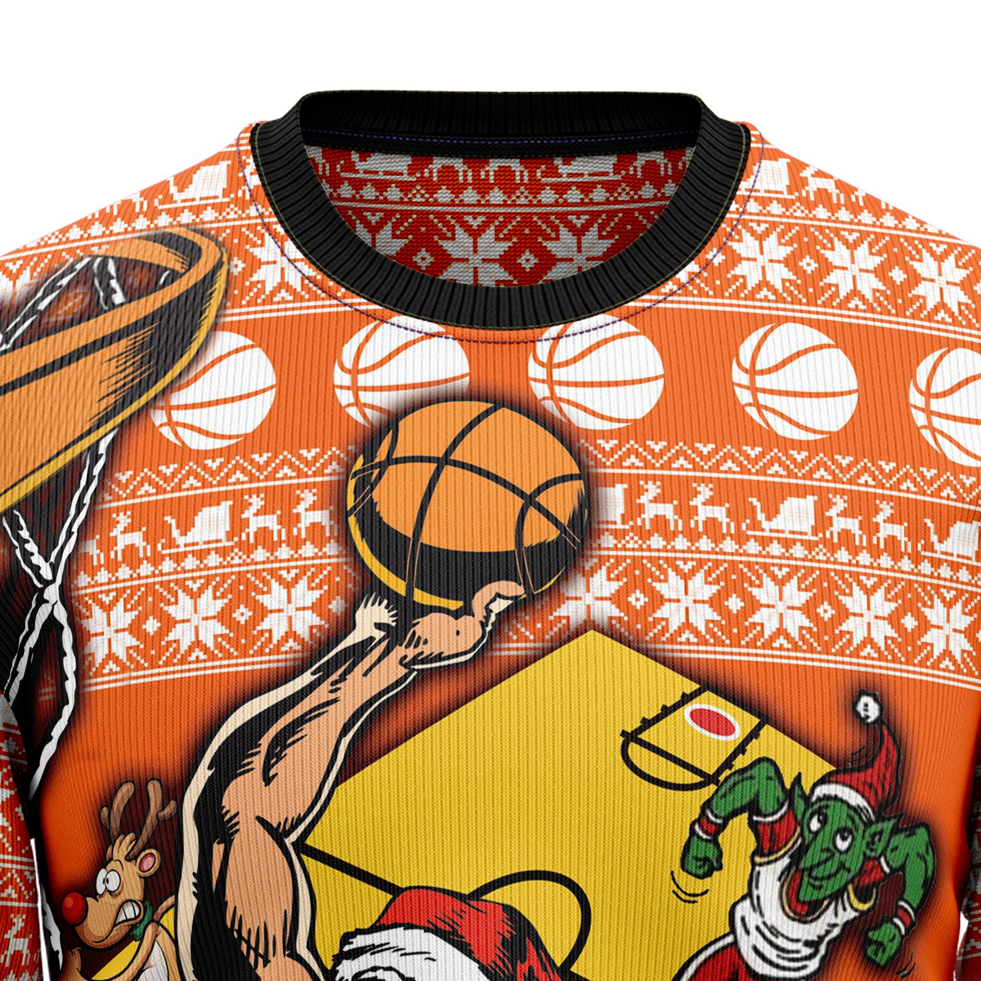 Basketball HT92803 Ugly Christmas Sweater- Best Christmas Gifts 2023