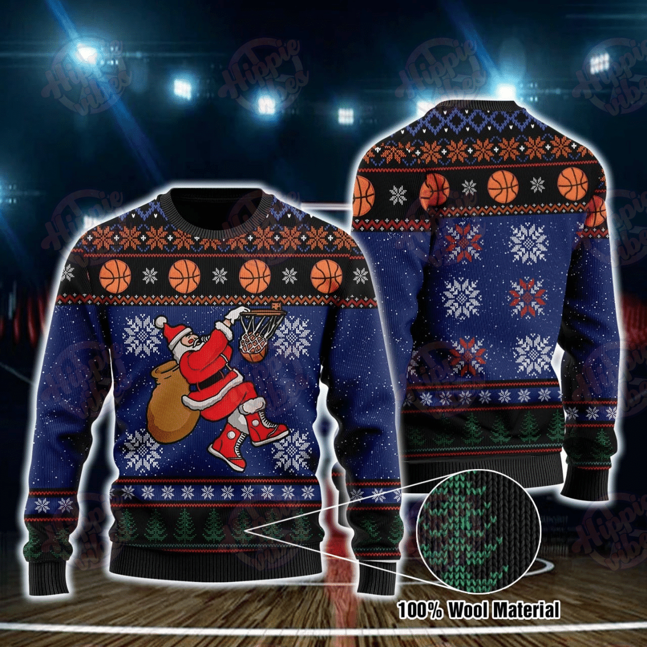 Basketball Santa Clause Ugly Christmas Sweater – Best Christmas Gifts 2023