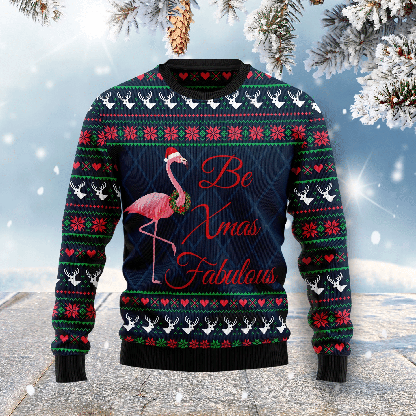 Be Xmas Fabulous Christmas Ugly Christmas Sweater- Best Christmas Gifts 2023