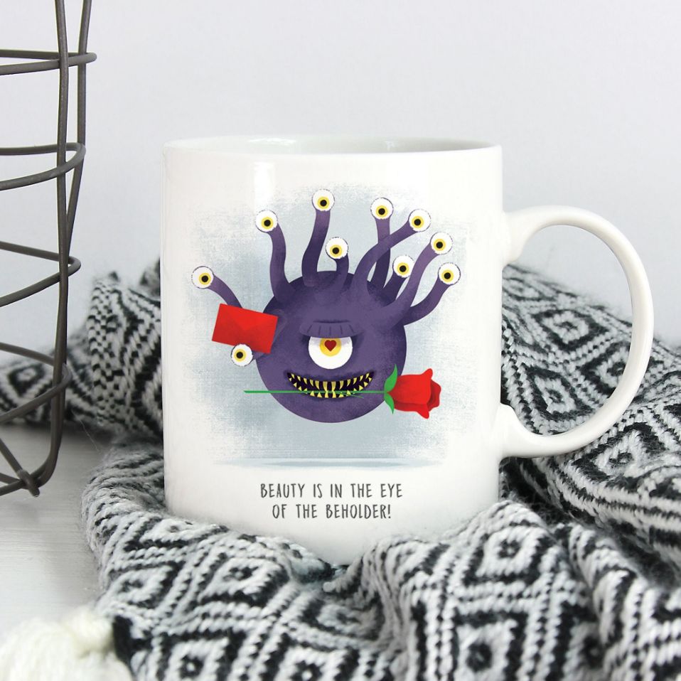 Beautiful Beholder Valentine Mug