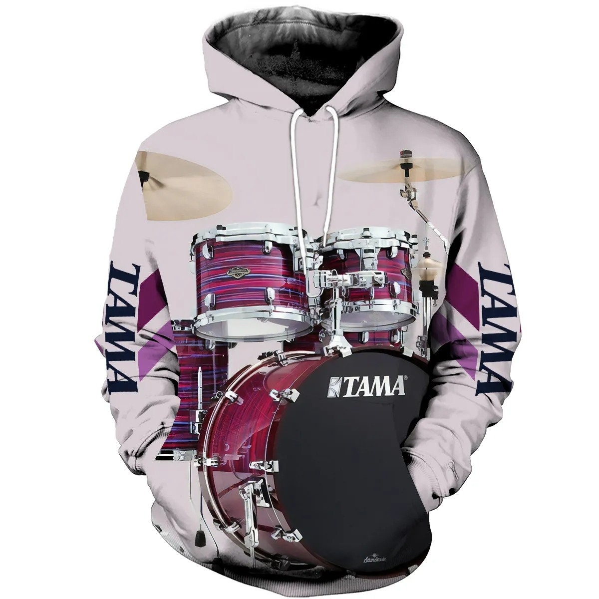 Beautiful Drums AOP Unisex Hoodie