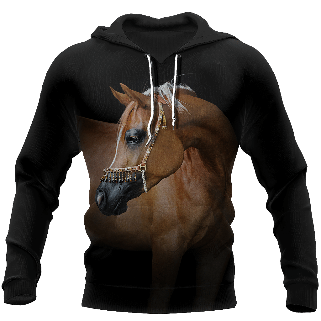 Beautiful White Horse 3D Hoodie