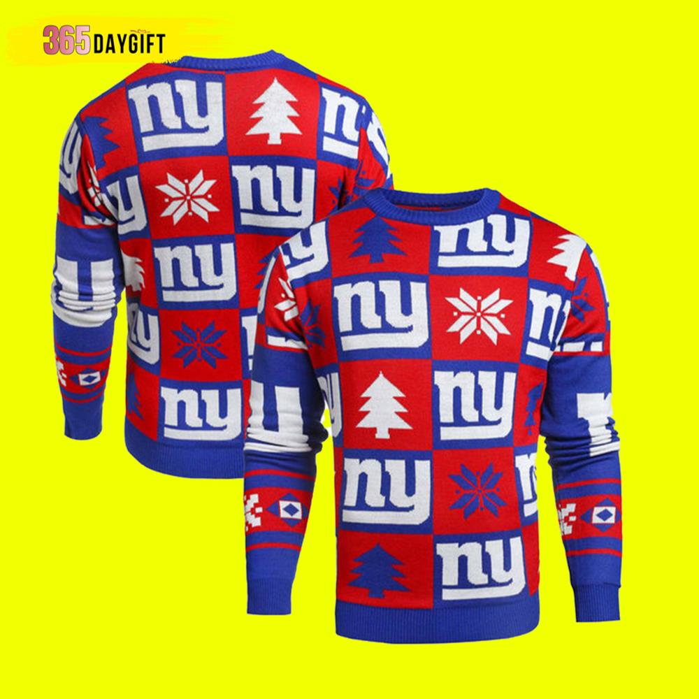 Beauty Logo New York Giants Ugly Christmas Sweater- Best Christmas Gifts 2023