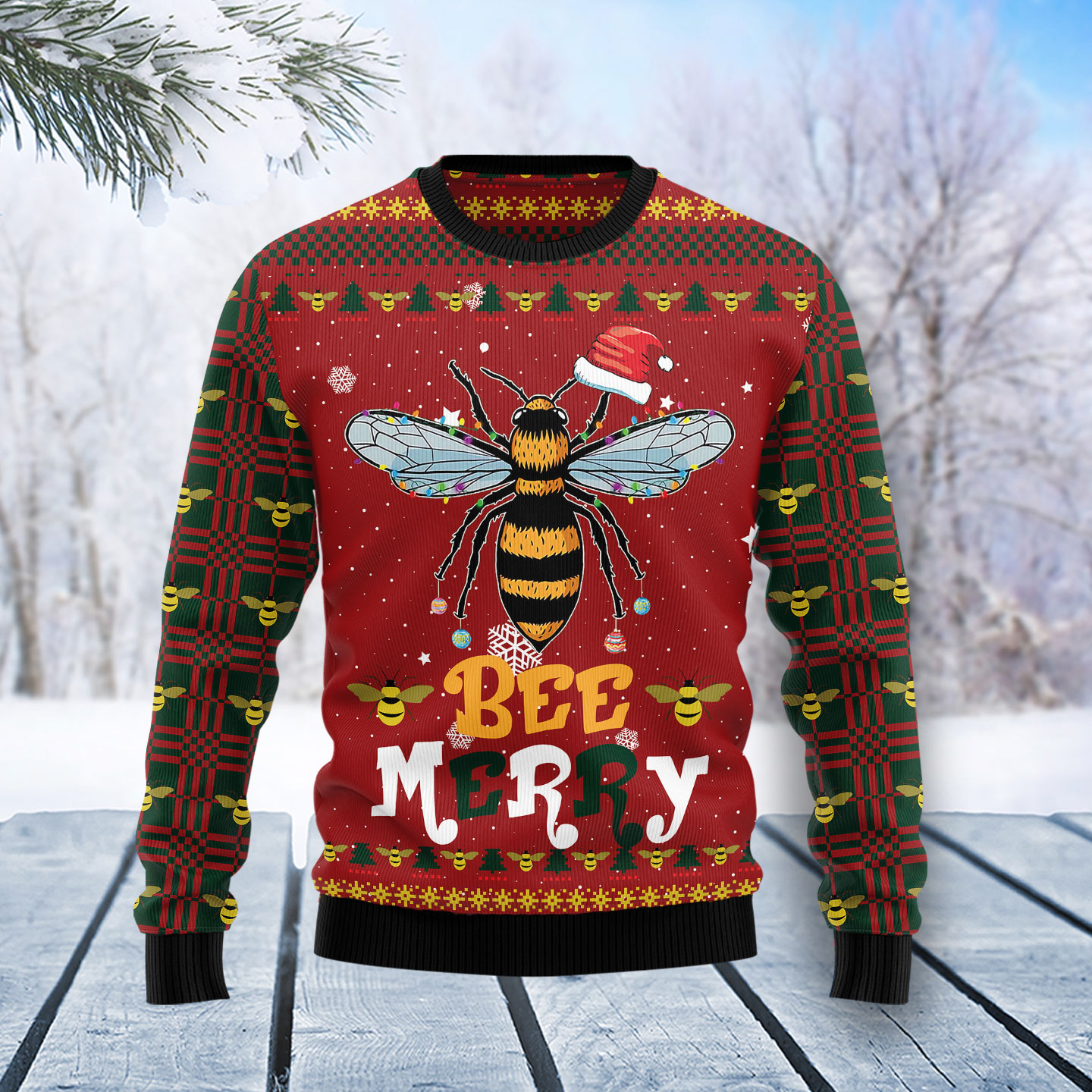 Bee Merry Ugly Christmas Sweater – Best Christmas Gifts 2023