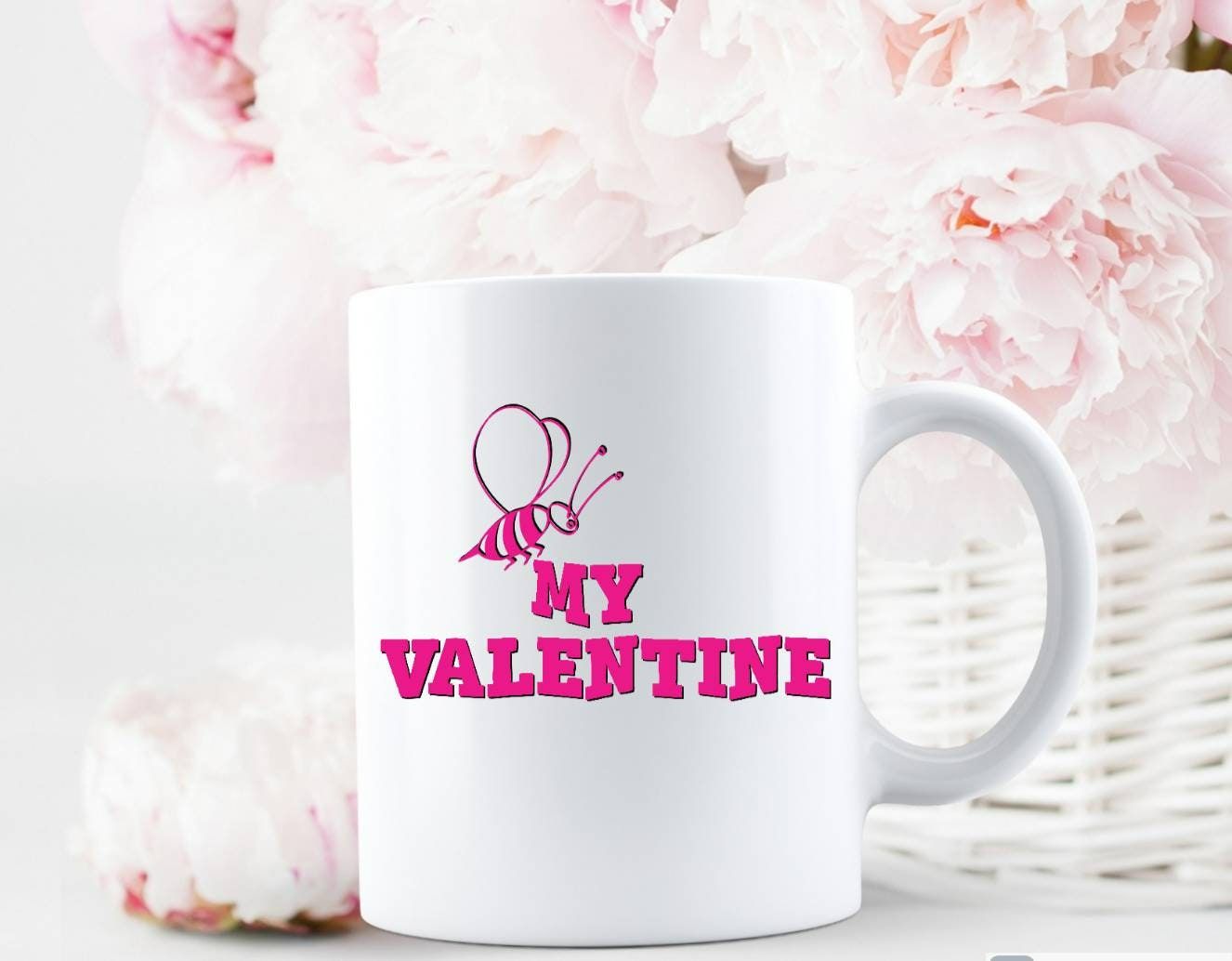 Bee My Valentine Coffee Mug