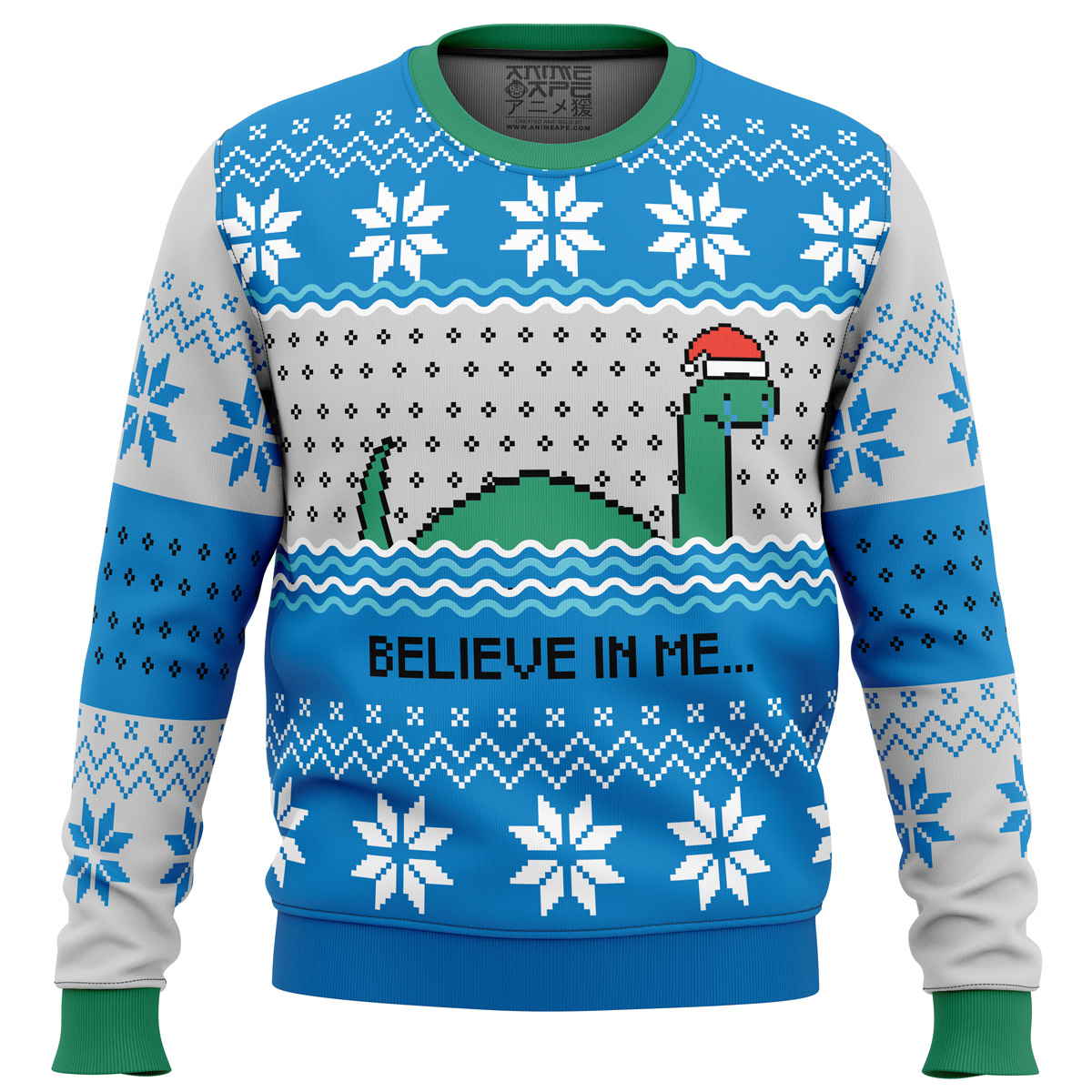 Believe in me…Nessie Ugly Christmas Sweater- Best Christmas Gifts 2023