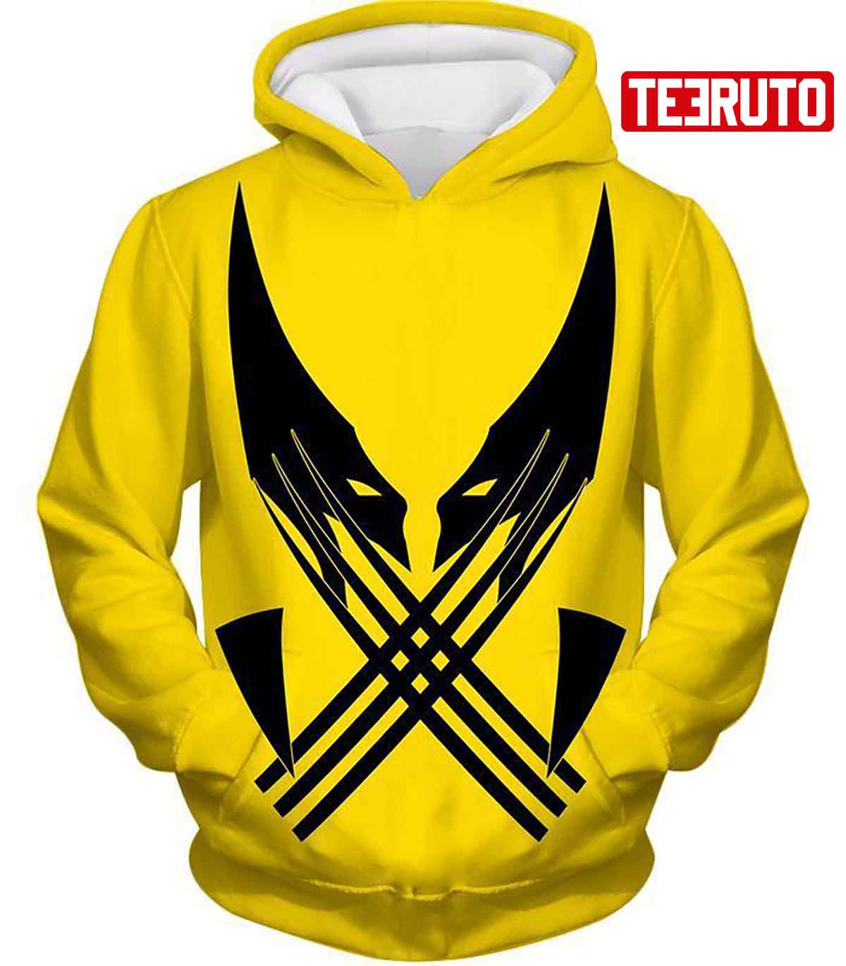 Best Mutant Hero Wolverine Promo Yellow Hd 3d Aop Hoodie