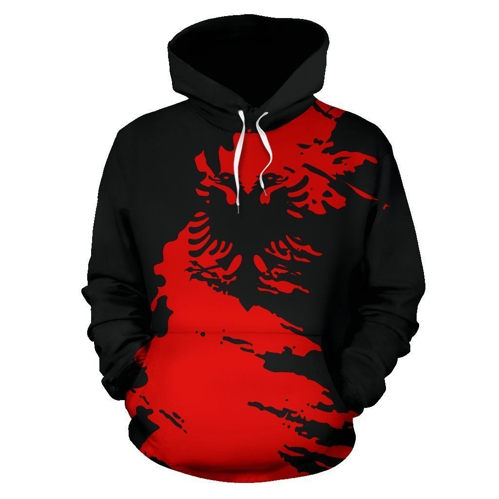 Black Albania 3D Hoodie