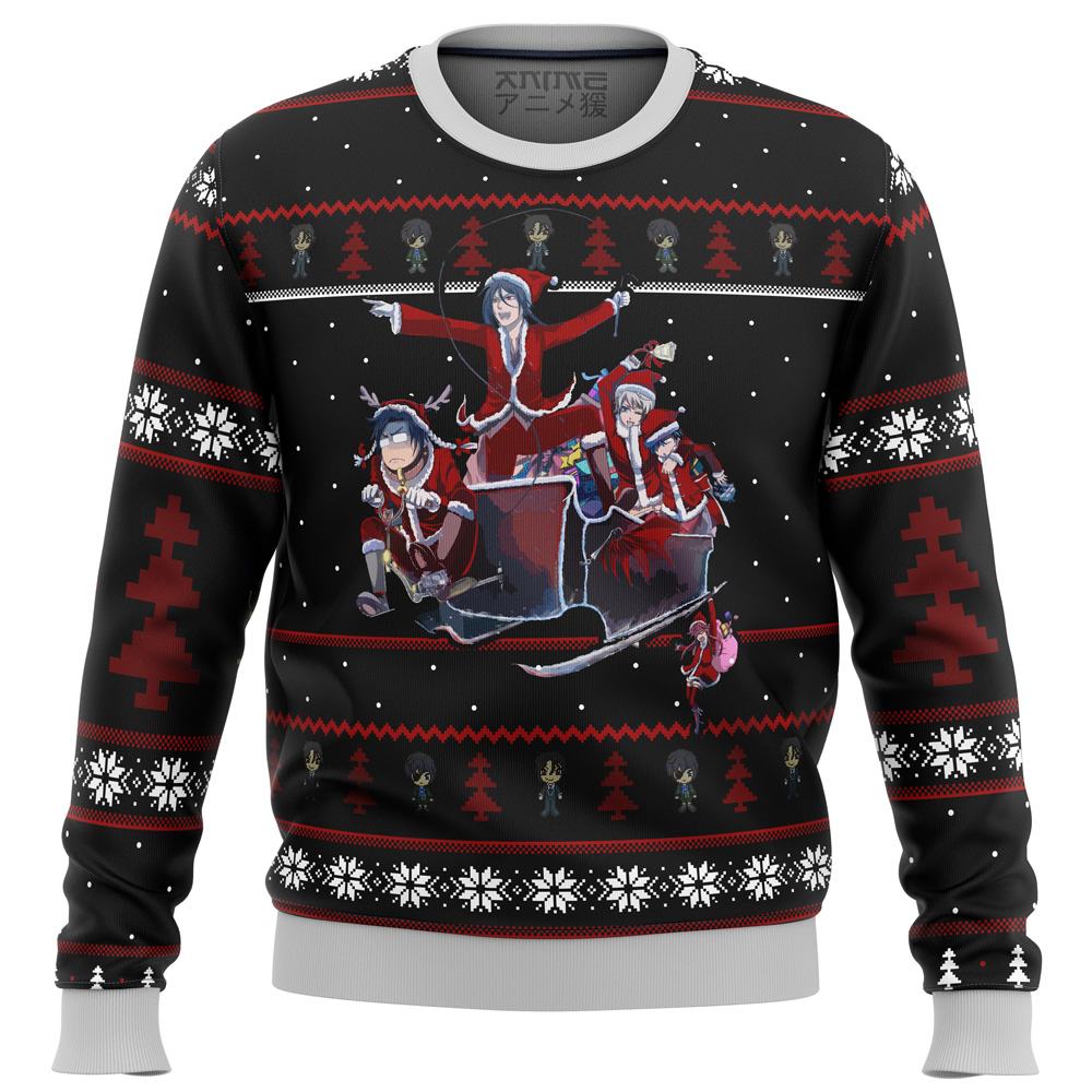 Black Butler Holiday Ugly Christmas Sweater- Best Christmas Gifts 2023