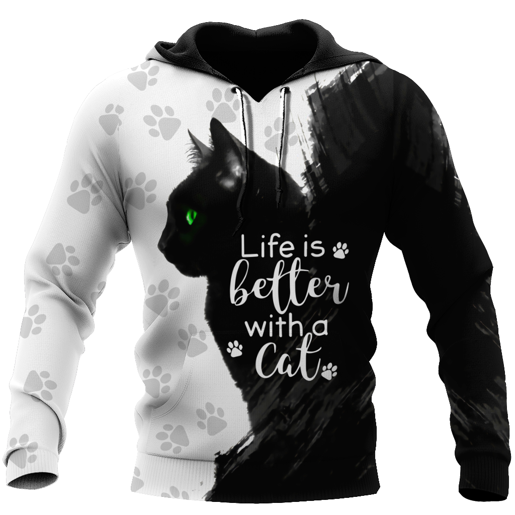 Black Cat 3D Hoodie