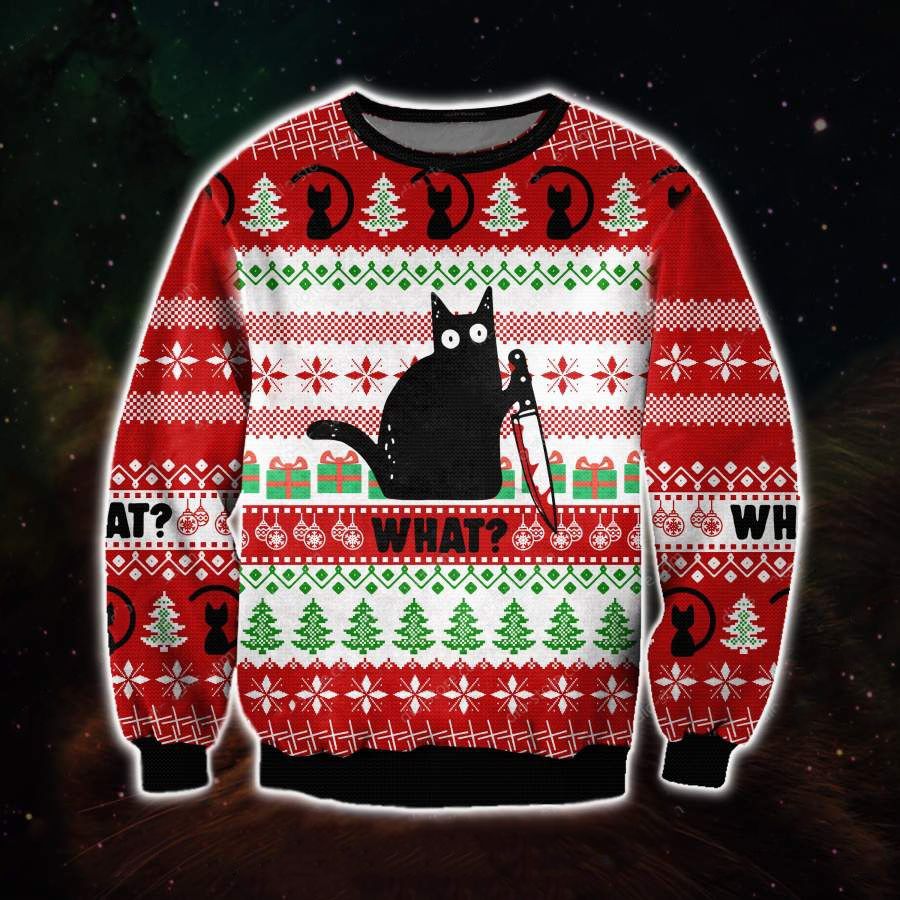 Black Cat Christmas Ugly Sweater, Black Cat Christmas Gift, Black Cat What Christmas Shirt- Best Christmas Gifts 2023 Black Cat Christmas Ugly Sweater, Black Cat Christmas Gift, Black Cat What Christmas Shirt- Best Christmas Gifts 2023