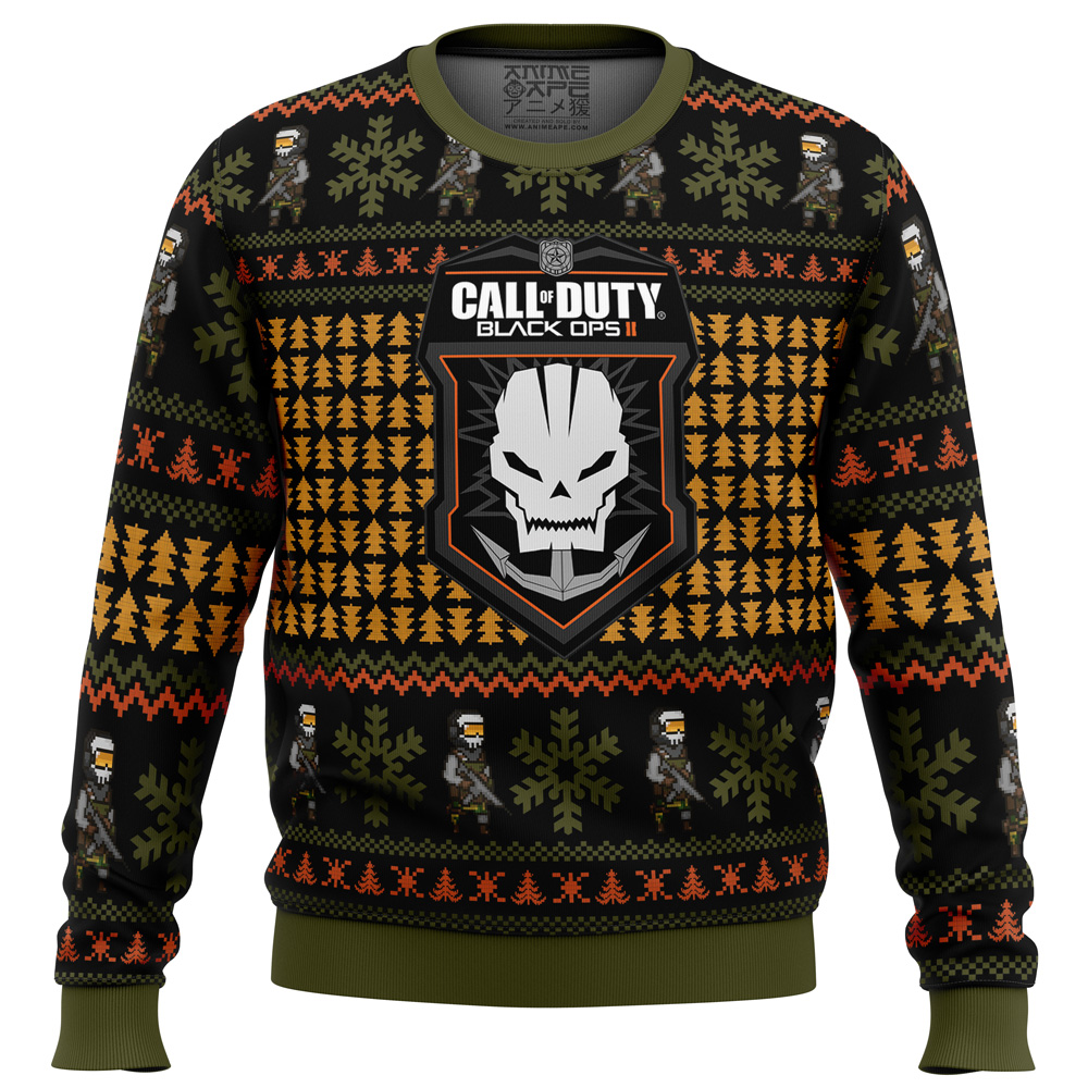 Black Ops 2 Call of Duty Ugly Christmas Sweater- Best Christmas Gifts 2023