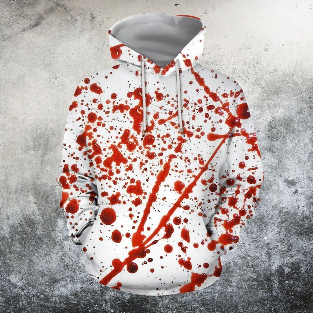 Blood Spatter 3D Hoodie